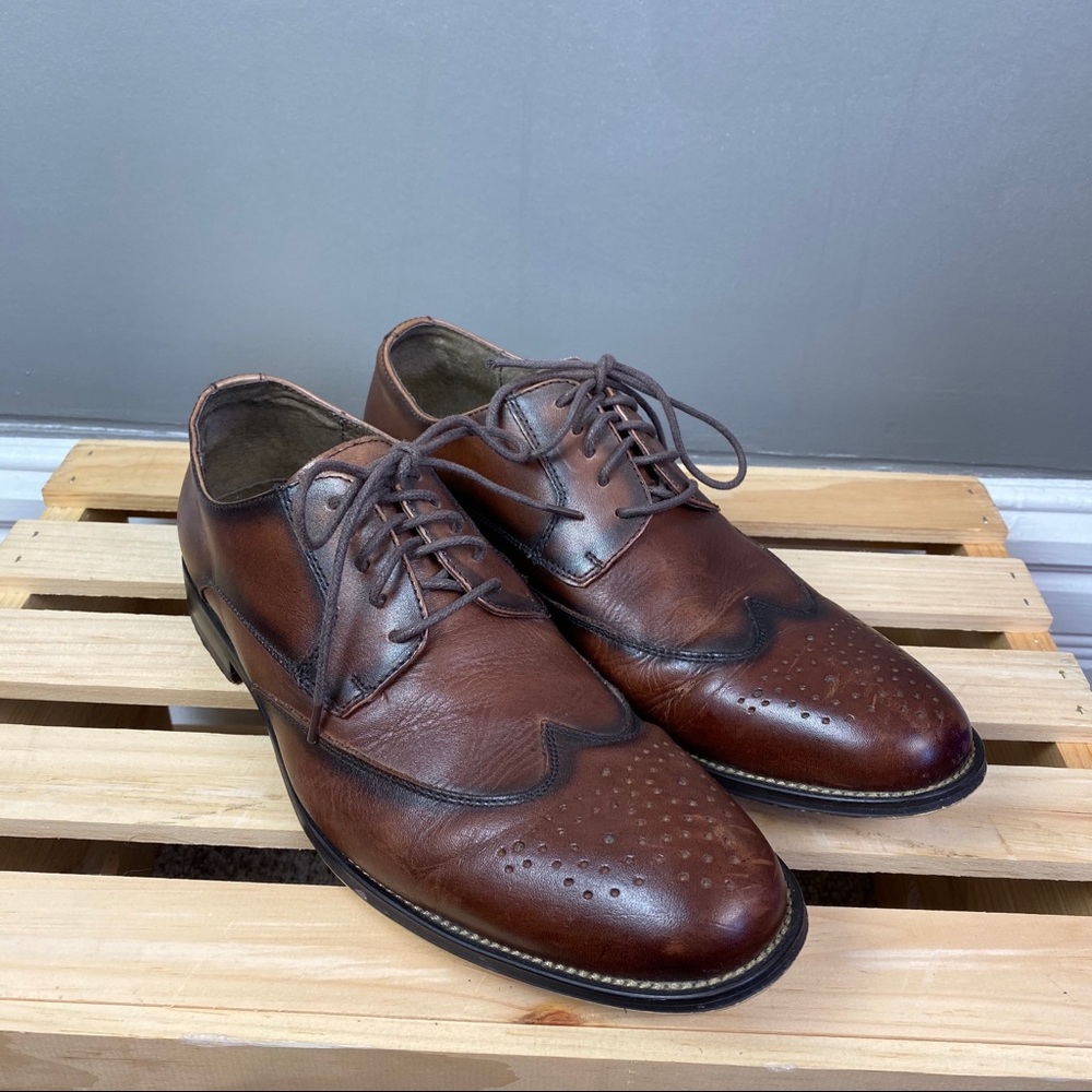 Asher‎ green lace up oxford size 8